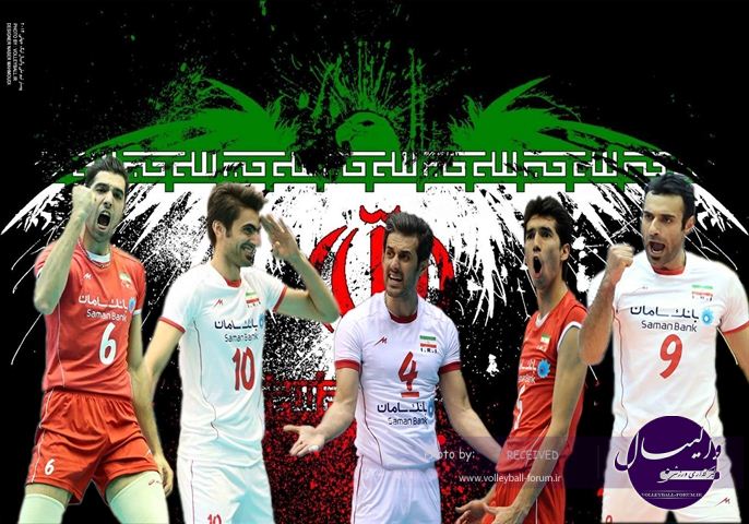 پوستر جالب از بازیکنان تیم ملی والیبال ایران !